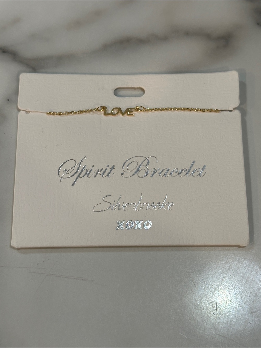 Gold 'Love' Script Chain Bracelet - Women Jewelry